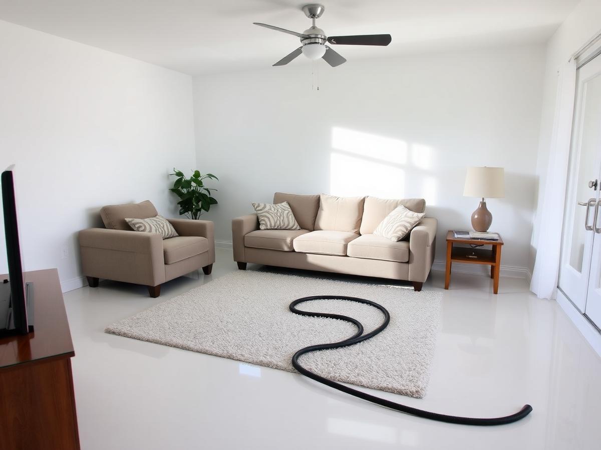 Living Room Cleaning — After
